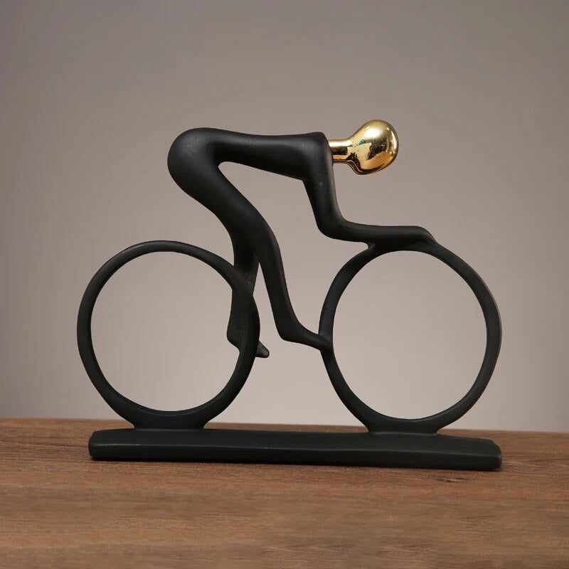 Cyclist Figurine